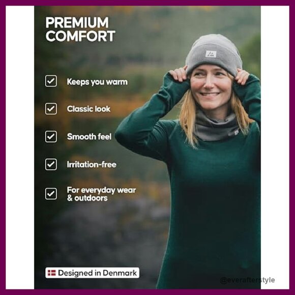 Sustainable Classic Beanie Unisex Stretchy One Size Premium Recycled Material main image 2
